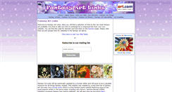 Desktop Screenshot of fantasyartlinks.net